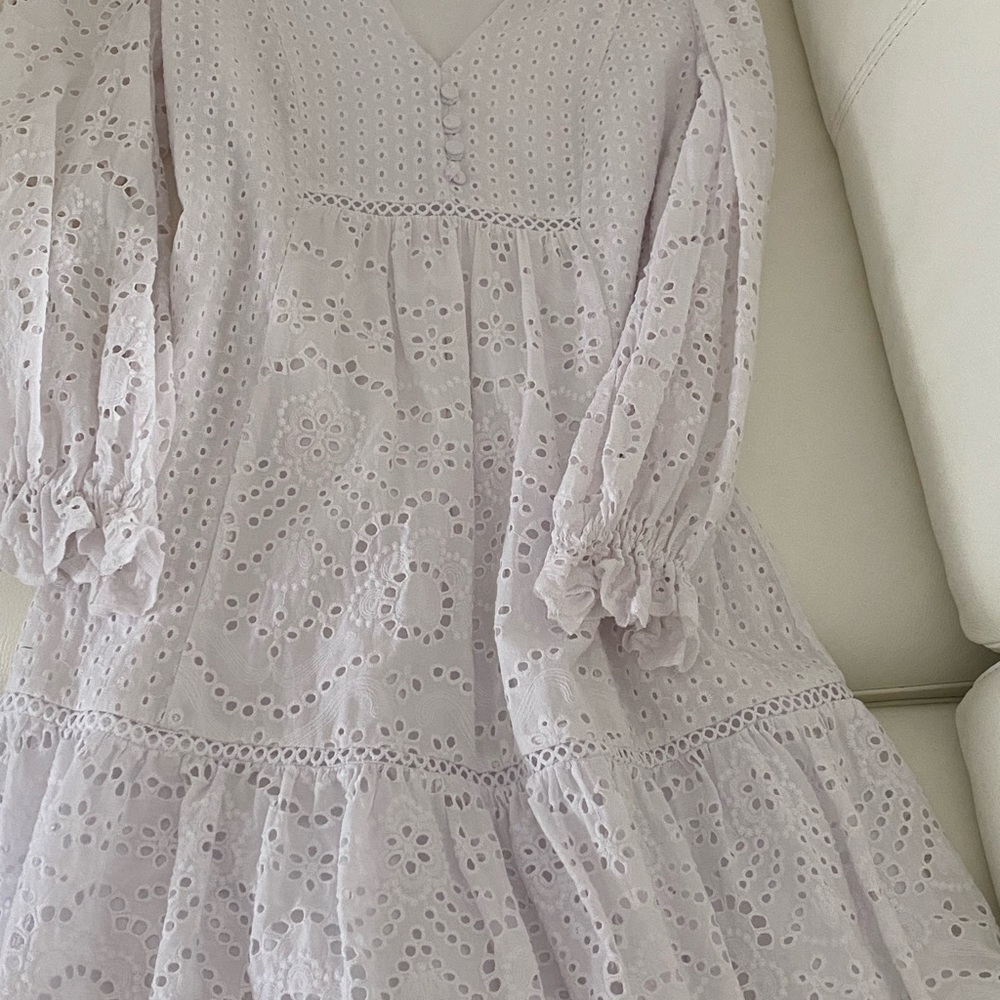 Elegant Eyelet Lace Dress